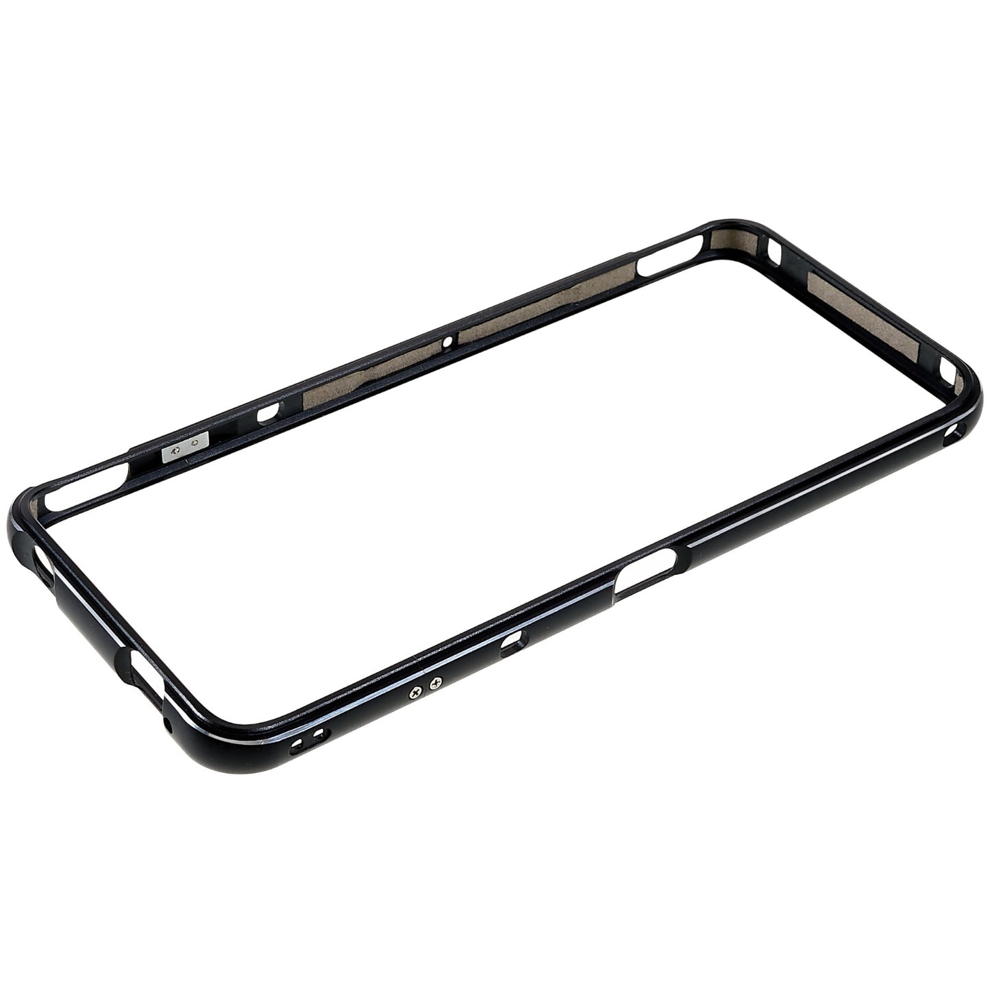 For Asus ROG Phone 6 5G / Phone 6 Pro 5G Shockproof Metal Bumper Frame Anti-wear Raised Edge Protection with Camera Lens Cover