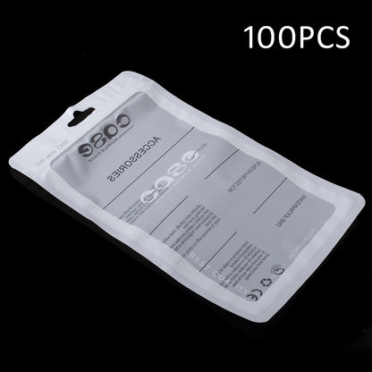 100Pcs/Lot Ziplock Package Bag for iPhone 6s / Samsung Galaxy S6 G920 Cases, Size: 16 x 10.5cm