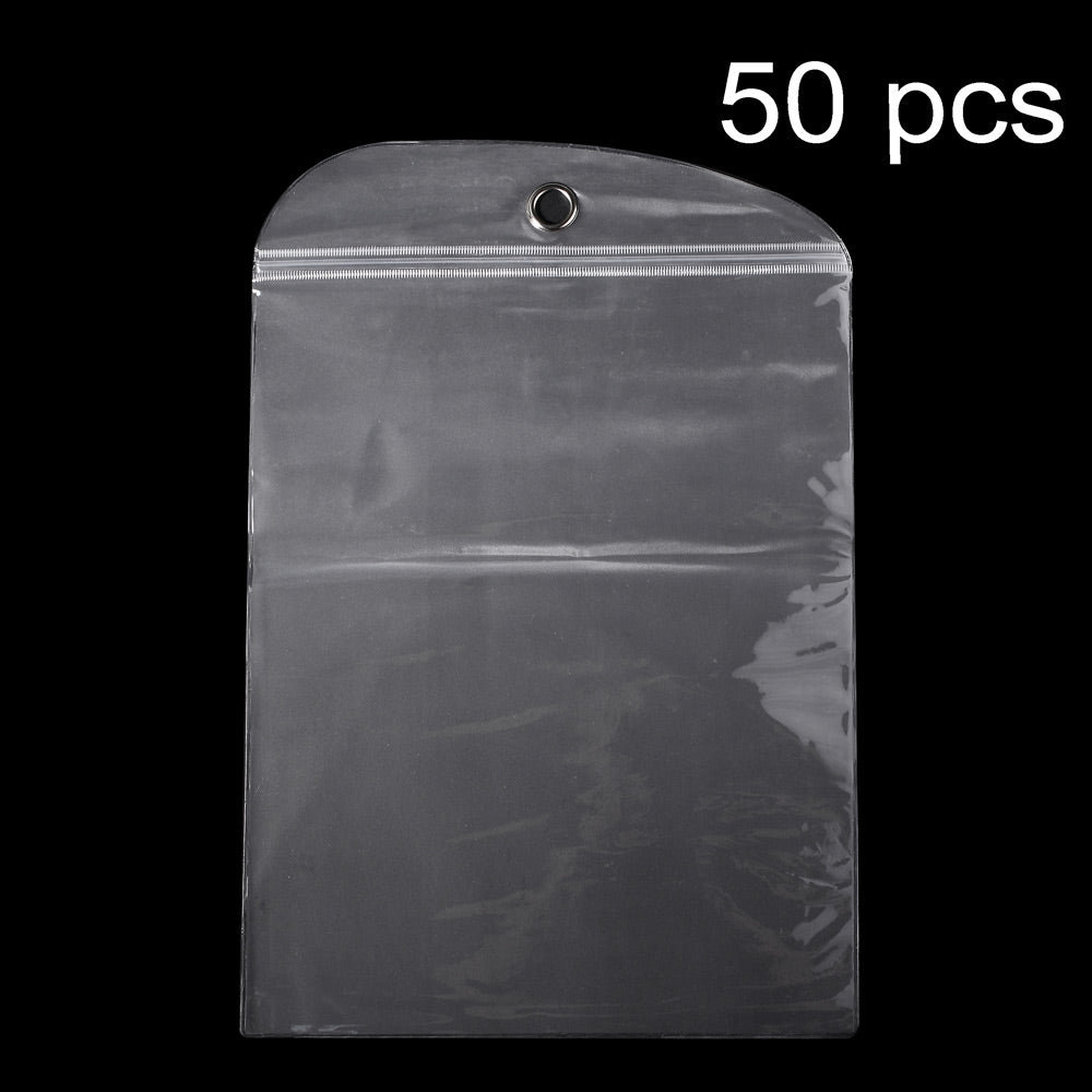 50Pcs/Lot Ziplock Clear Packaging Bag Package for iPad Pro 12.9 inch Cases, Size: 30 x 23.5cm