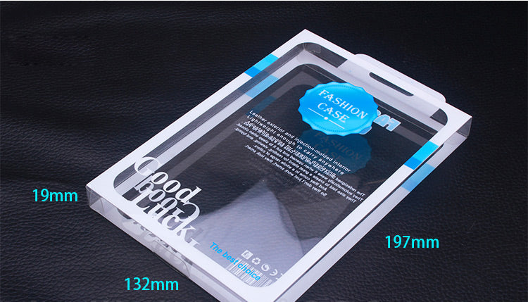 50Pcs/Lot PVC Package Box for Amazon Kindle Paperwhite Cases, Size: 197 x 132 x 19mm