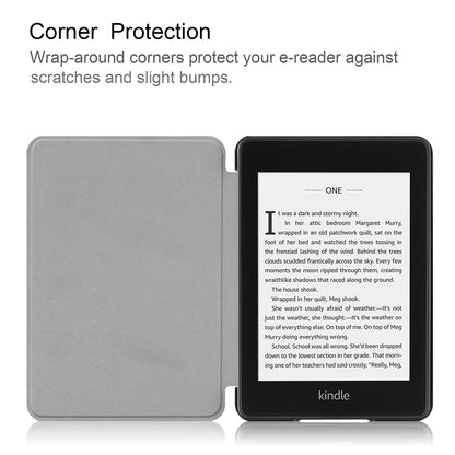 Auto-wake/sleep PU Leather Flip Case for Amazon Kindle Paperwhite 4 (2018)