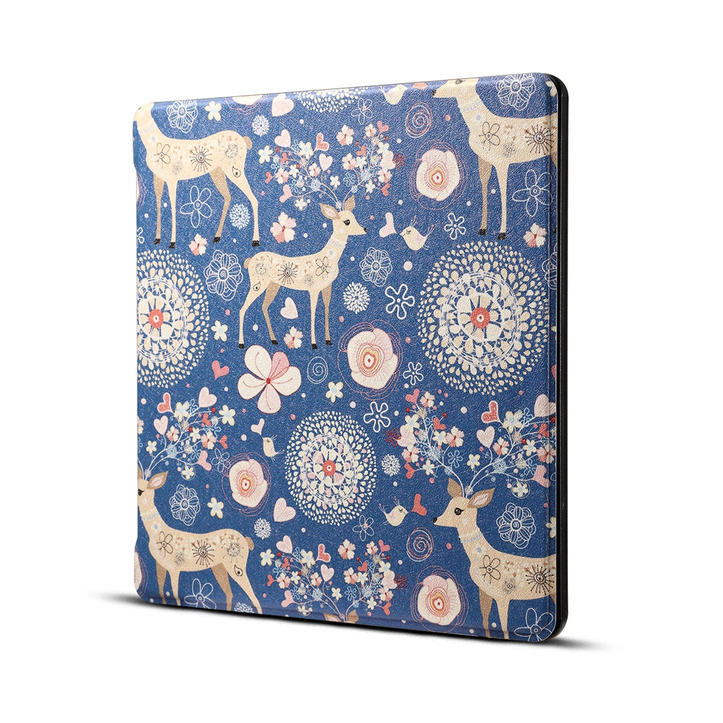 Pattern Printing Smart Leather Tablet Case for Amazon Kindle Oasis 7-inch (2019)