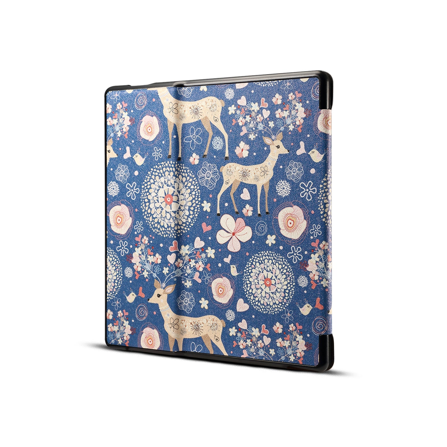 Pattern Printing Smart Leather Tablet Case for Amazon Kindle Oasis 7-inch (2019)