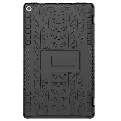 Cool Tyre Pattern PC + TPU Tablet Back Case with Kickstand for Amazon Fire HD 10 (2019)