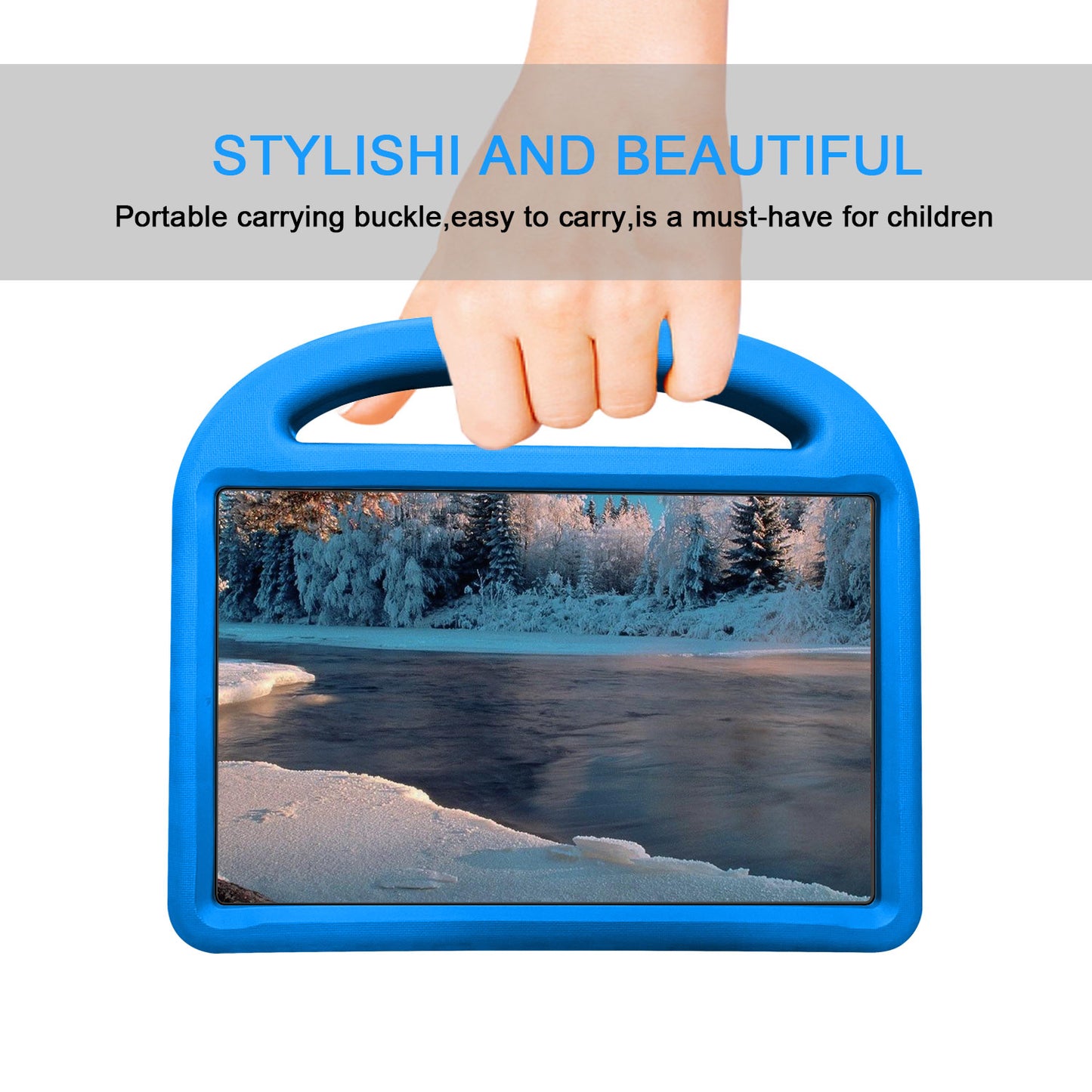 Sparrow Design Kids Tablet Washable Protector with Handle Kickstand EVA Foam Cover for Amazon Kindle Fire HD 10 (2017) / (2019) / (2020)