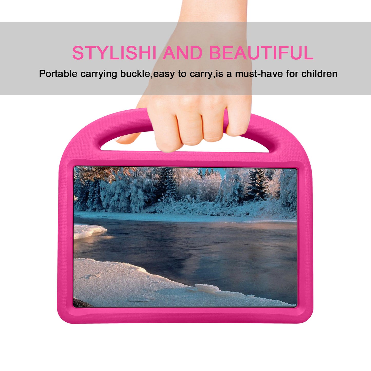 Sparrow Design Kids Tablet Washable Protector with Handle Kickstand EVA Foam Cover for Amazon Kindle Fire HD 10 (2017) / (2019) / (2020)