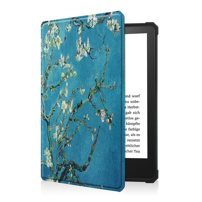 Pattern Printing PU Leather Shockproof Shell Smart Cover with Auto Wake/Sleep for Amazon Kindle Paperwhite 5 6.8-inch (2021)