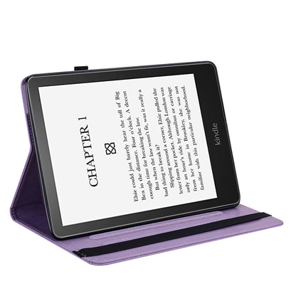 Tree Deer Imprinted PU Leather Stand Smart Auto Sleep/Wake Case with Card Slots for Amazon Kindle Paperwhite 5 (2021)