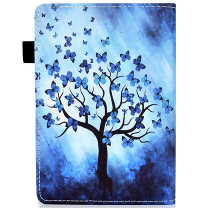 Pattern Printing PU Leather Card Slots Shell Folio Stand Elastic Band Protective Case with Pencil Holder for Amazon Kindle Paperwhite 5 (2021)