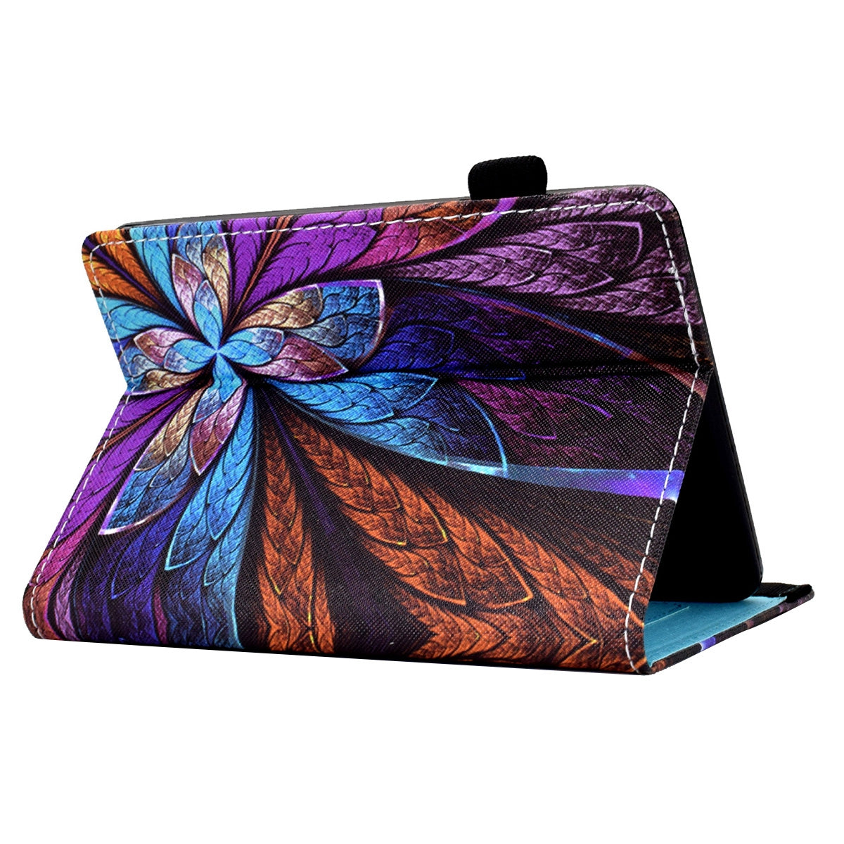 Pattern Printing PU Leather Card Slots Shell Folio Stand Elastic Band Protective Case with Pencil Holder for Amazon Kindle Paperwhite 5 (2021)