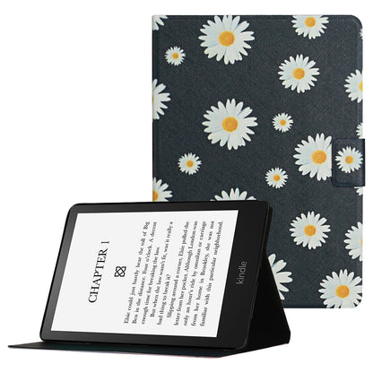 Pattern Printing Card Slots PU Leather Case Stand Cover for Amazon Kindle Paperwhite 5 (2021)