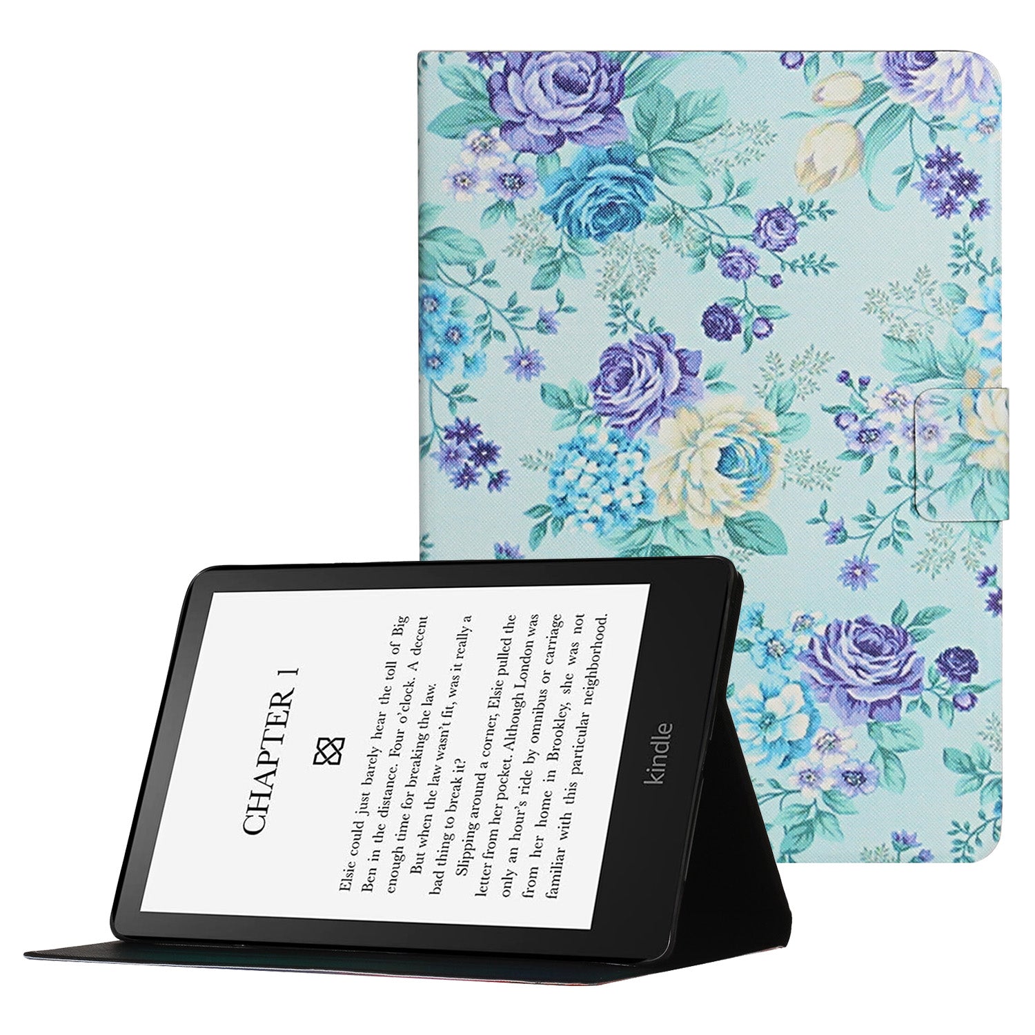 Pattern Printing Card Slots PU Leather Case Stand Cover for Amazon Kindle Paperwhite 5 (2021)