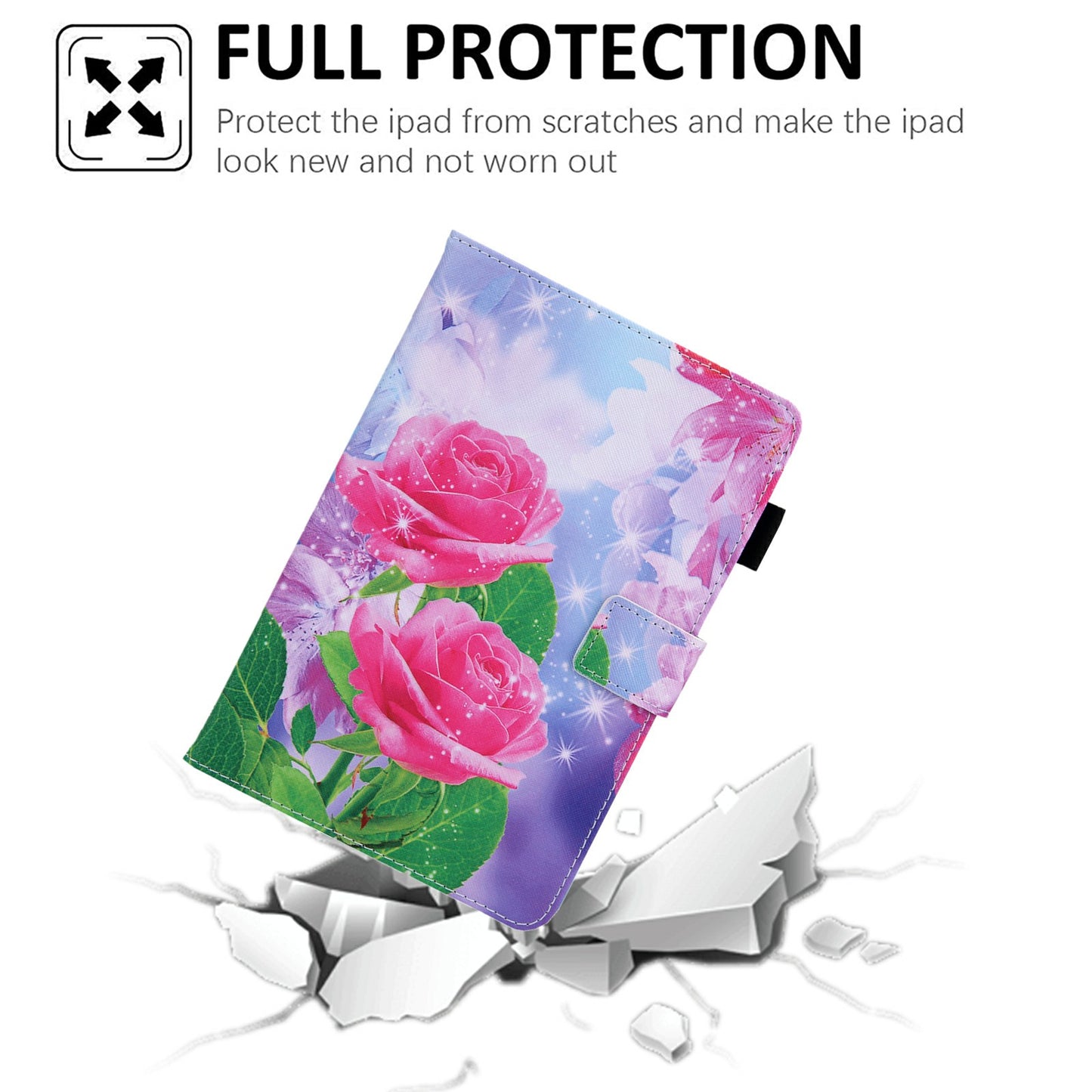 Foldable Stand Card Slots Design Pattern Printing Full Protection Leather Case Cover for Amazon Kindle Paperwhite 5 (2021)