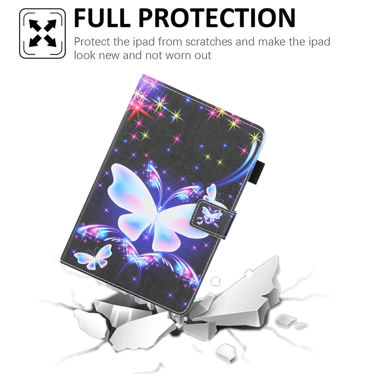 Foldable Stand Card Slots Design Pattern Printing Full Protection Leather Case Cover for Amazon Kindle Paperwhite 5 (2021)