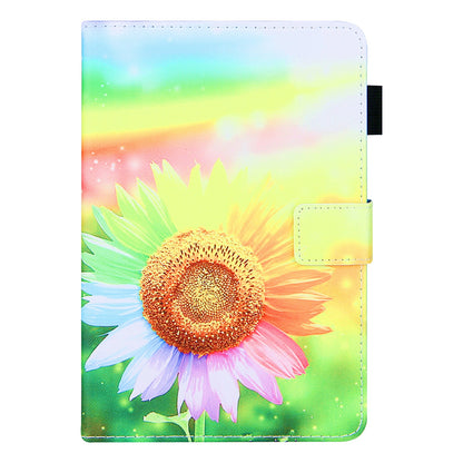 Foldable Stand Card Slots Design Pattern Printing Full Protection Leather Case Cover for Amazon Kindle Paperwhite 5 (2021)