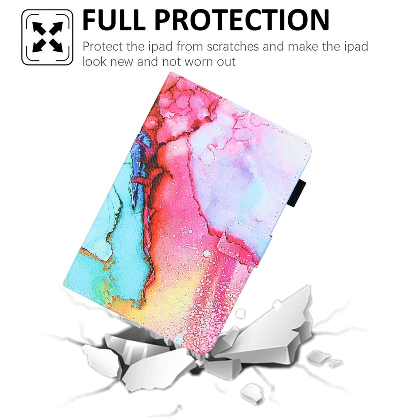 Foldable Stand Card Slots Design Pattern Printing Full Protection Leather Case Cover for Amazon Kindle Paperwhite 5 (2021)