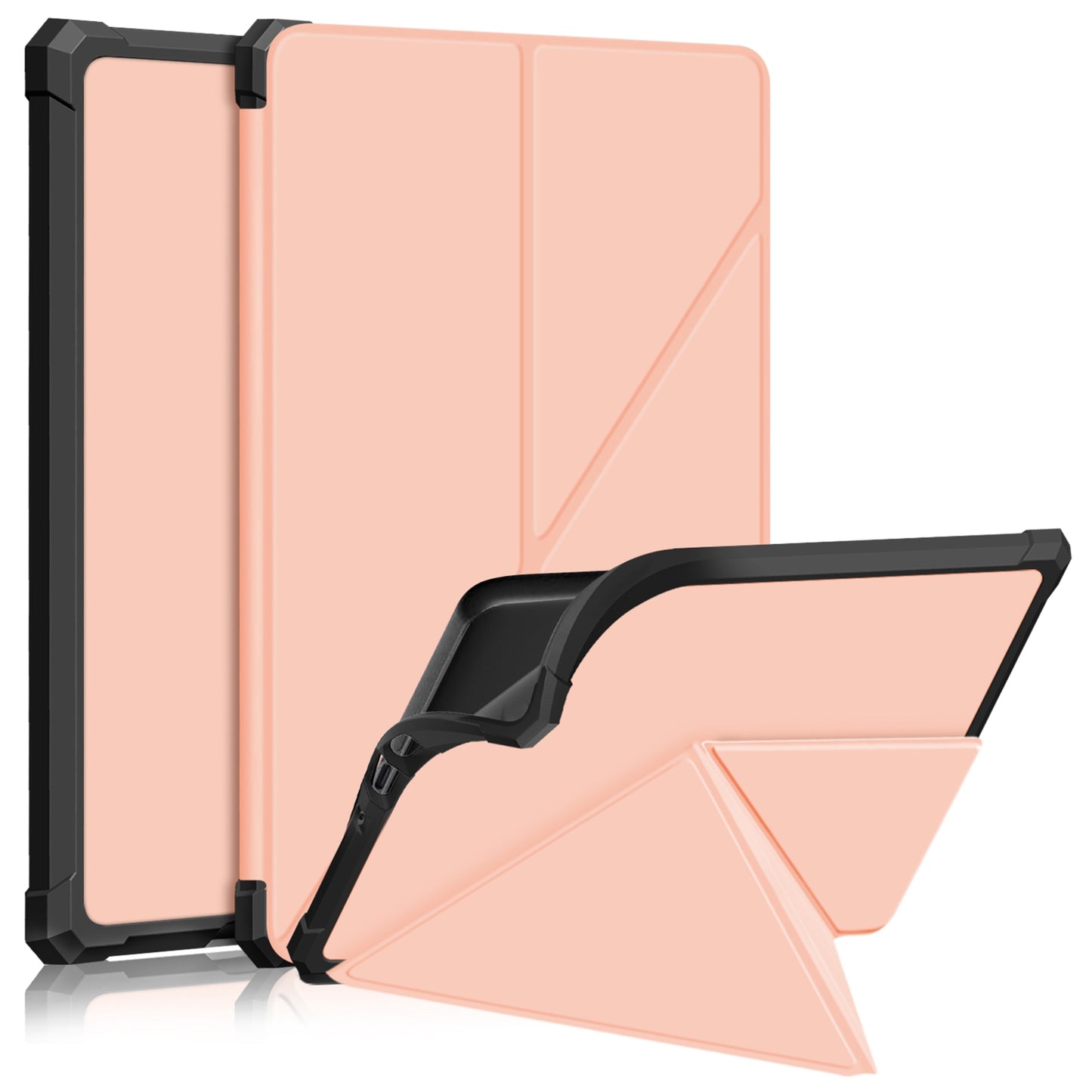 For Amazon Kindle Paperwhite (2021) Origami Dual-Angle Stand Design Smart Wake/Sleep Case Magnetic Absorbing