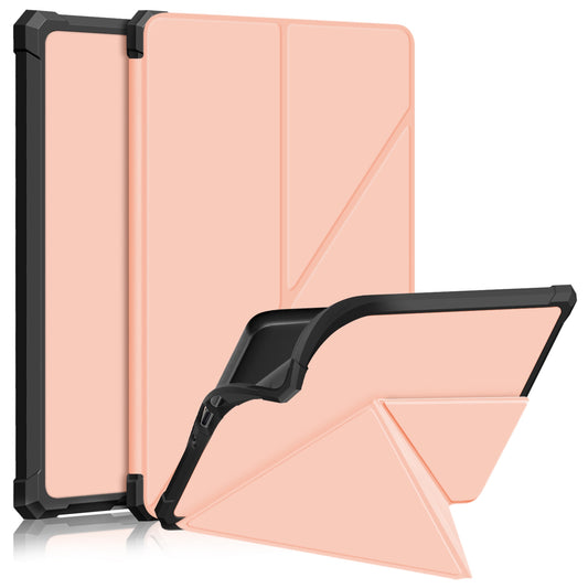 For Amazon Kindle Paperwhite (2021) Origami Dual-Angle Stand Design Smart Wake/Sleep Case Magnetic Absorbing