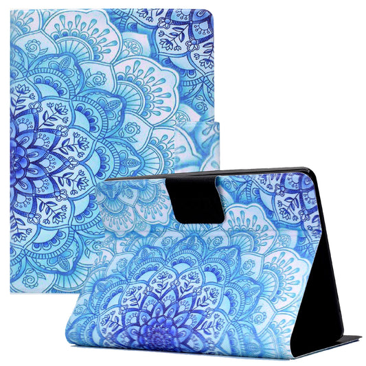 For Amazon Kindle Paperwhite 5 (2021) Fashionable Pattern Printing Tablet Leather Case Anti-scratch Card Holder Shell with Stand