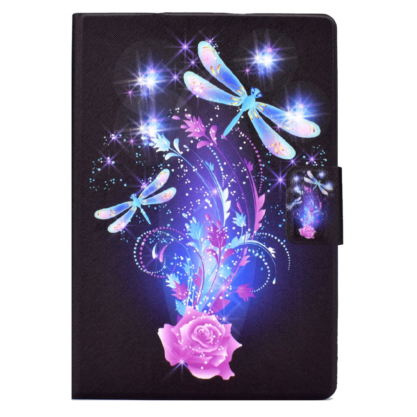 For Amazon Kindle Fire HD 10 (2021) Pattern Printing Tablet Leather Case Magnetic Closure Card Holder Shell with Stand