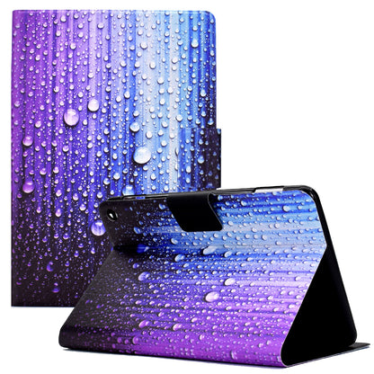 For Amazon Kindle Fire HD 10 (2021) Pattern Printing Tablet Leather Case Magnetic Closure Card Holder Shell with Stand