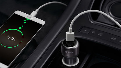 HUAWEI CP31 9V/2A 5V/1A Dual USB Fast Charging Adapter Car Charger for Huawei Mate 10/10 Pro etc.