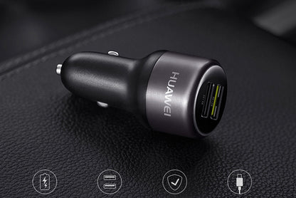 HUAWEI CP31 9V/2A 5V/1A Dual USB Fast Charging Adapter Car Charger for Huawei Mate 10/10 Pro etc.