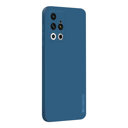 PINWUYO Silicone Case for Meizu 18 Pro / 18S Pro, Anti-Scratch Fiber Flocking Shockproof Precise Cutouts Phone Cover