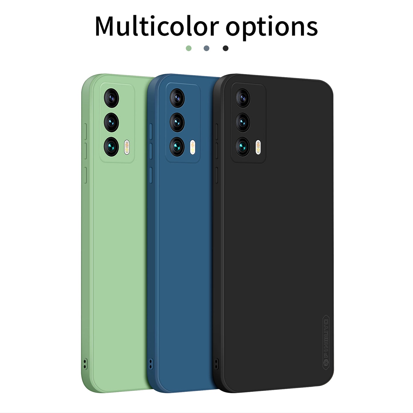 PINWUYO Soft Silicone Cover for Meizu 18 / 18S, Precise Cutouts Smooth Texture Shockproof Protective Phone Case