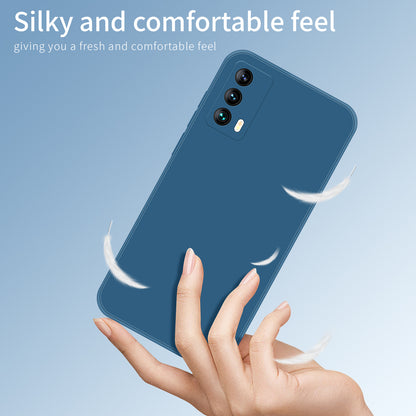 PINWUYO Soft Silicone Cover for Meizu 18 / 18S, Precise Cutouts Smooth Texture Shockproof Protective Phone Case