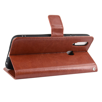 Crazy Horse Texture Leather Wallet Case for Vivo Y17/Y15/Y35