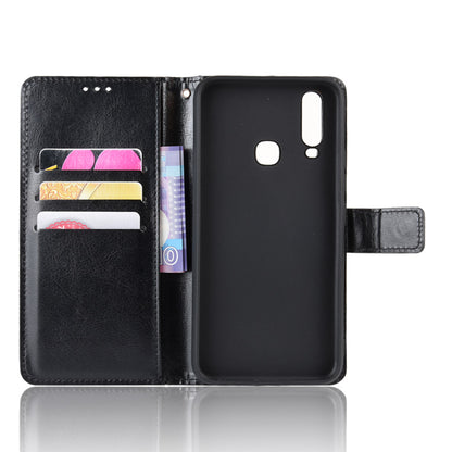 Crazy Horse Texture Leather Wallet Case for Vivo Y17/Y15/Y35