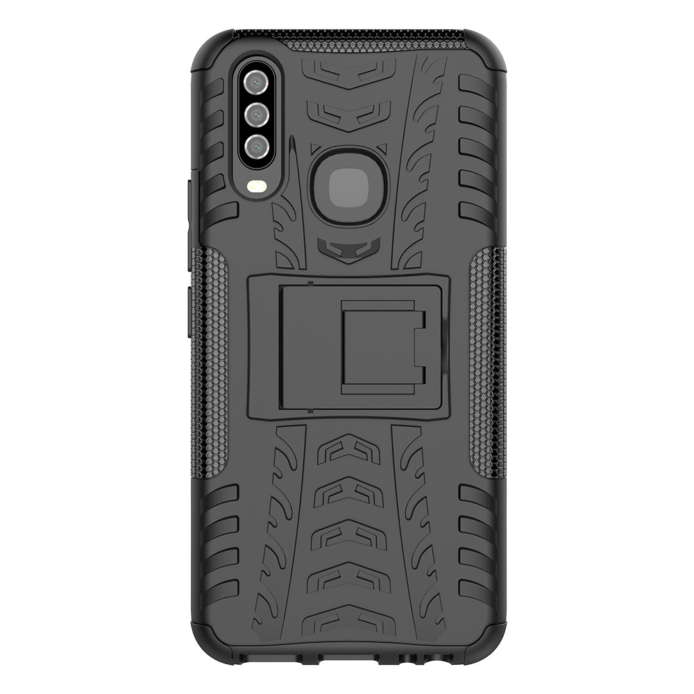 Anti-slip PC + TPU Hybrid Phone Case with Kickstand for vivo Y17/Y15/Y12