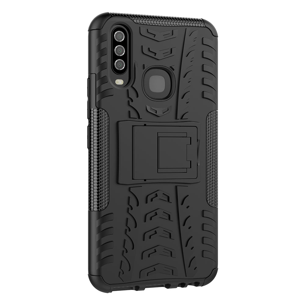 Anti-slip PC + TPU Hybrid Phone Case with Kickstand for vivo Y17/Y15/Y12