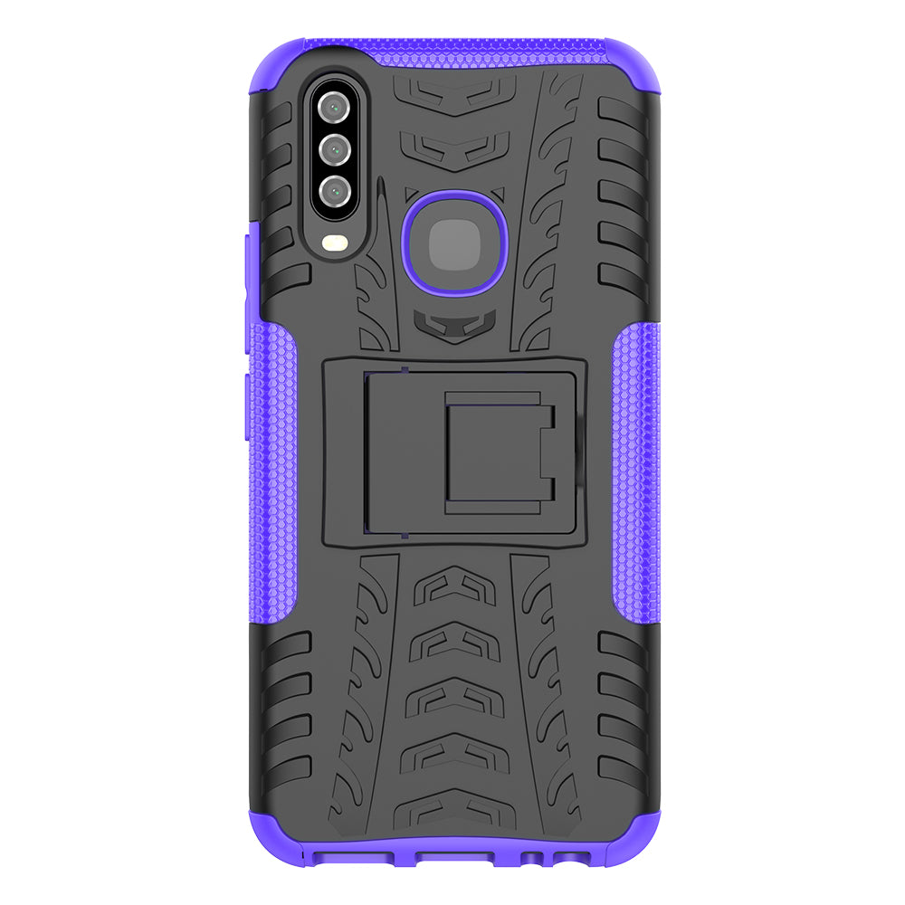 Anti-slip PC + TPU Hybrid Phone Case with Kickstand for vivo Y17/Y15/Y12