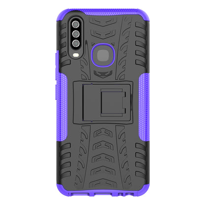 Anti-slip PC + TPU Hybrid Phone Case with Kickstand for vivo Y17/Y15/Y12