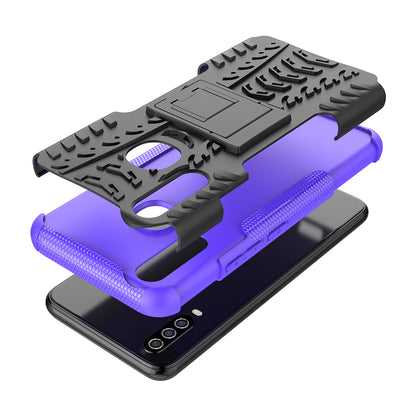 Anti-slip PC + TPU Hybrid Phone Case with Kickstand for vivo Y17/Y15/Y12