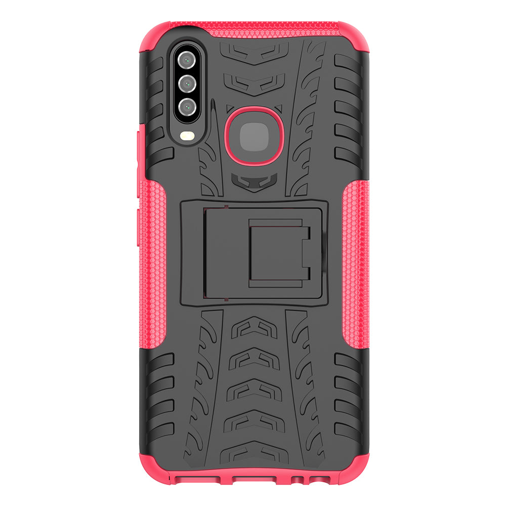 Anti-slip PC + TPU Hybrid Phone Case with Kickstand for vivo Y17/Y15/Y12