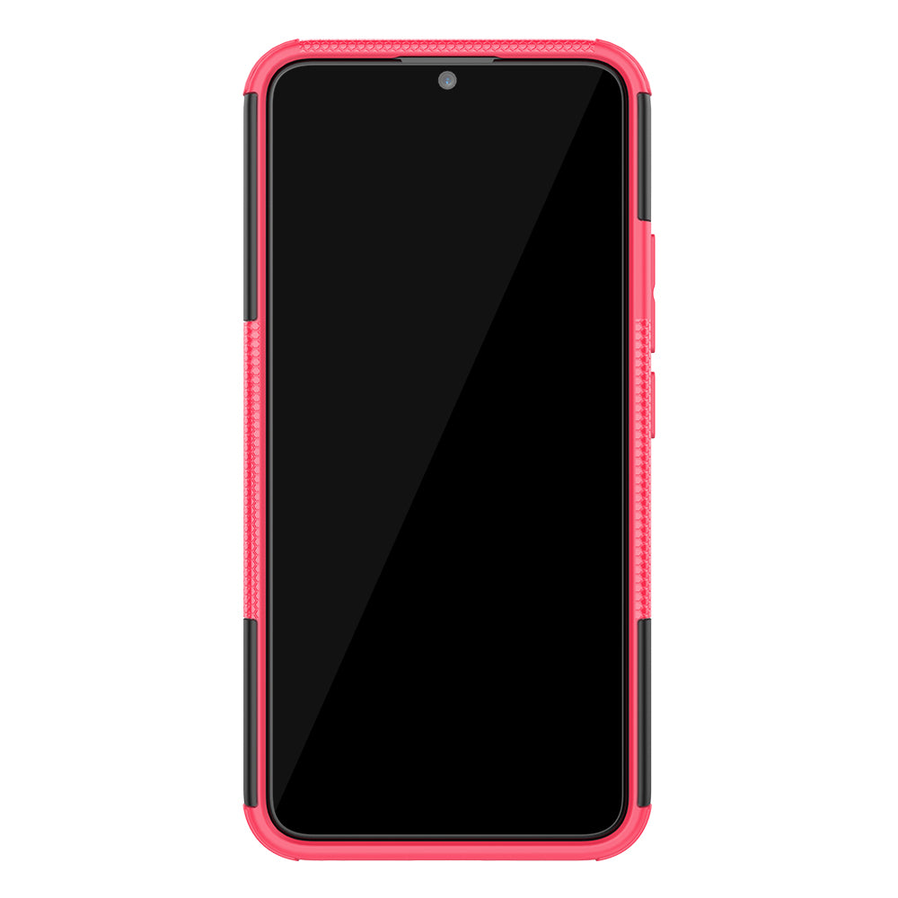 Anti-slip PC + TPU Hybrid Phone Case with Kickstand for vivo Y17/Y15/Y12