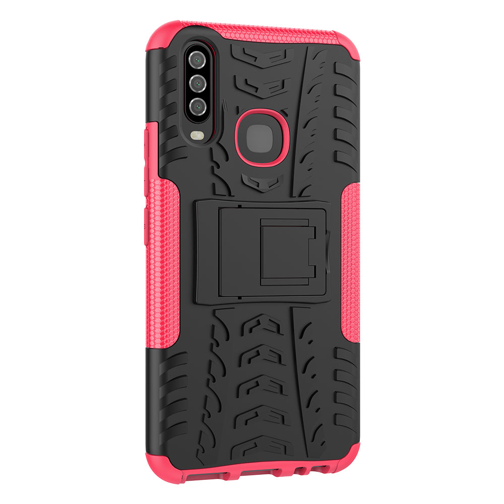 Anti-slip PC + TPU Hybrid Phone Case with Kickstand for vivo Y17/Y15/Y12