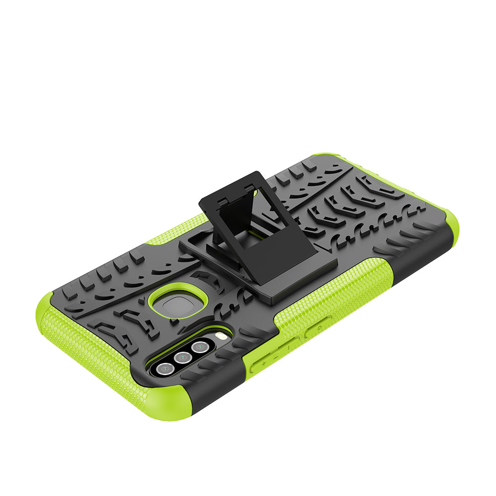 Anti-slip PC + TPU Hybrid Phone Case with Kickstand for vivo Y17/Y15/Y12