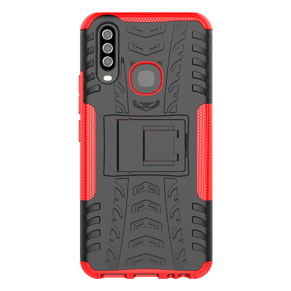 Anti-slip PC + TPU Hybrid Phone Case with Kickstand for vivo Y17/Y15/Y12