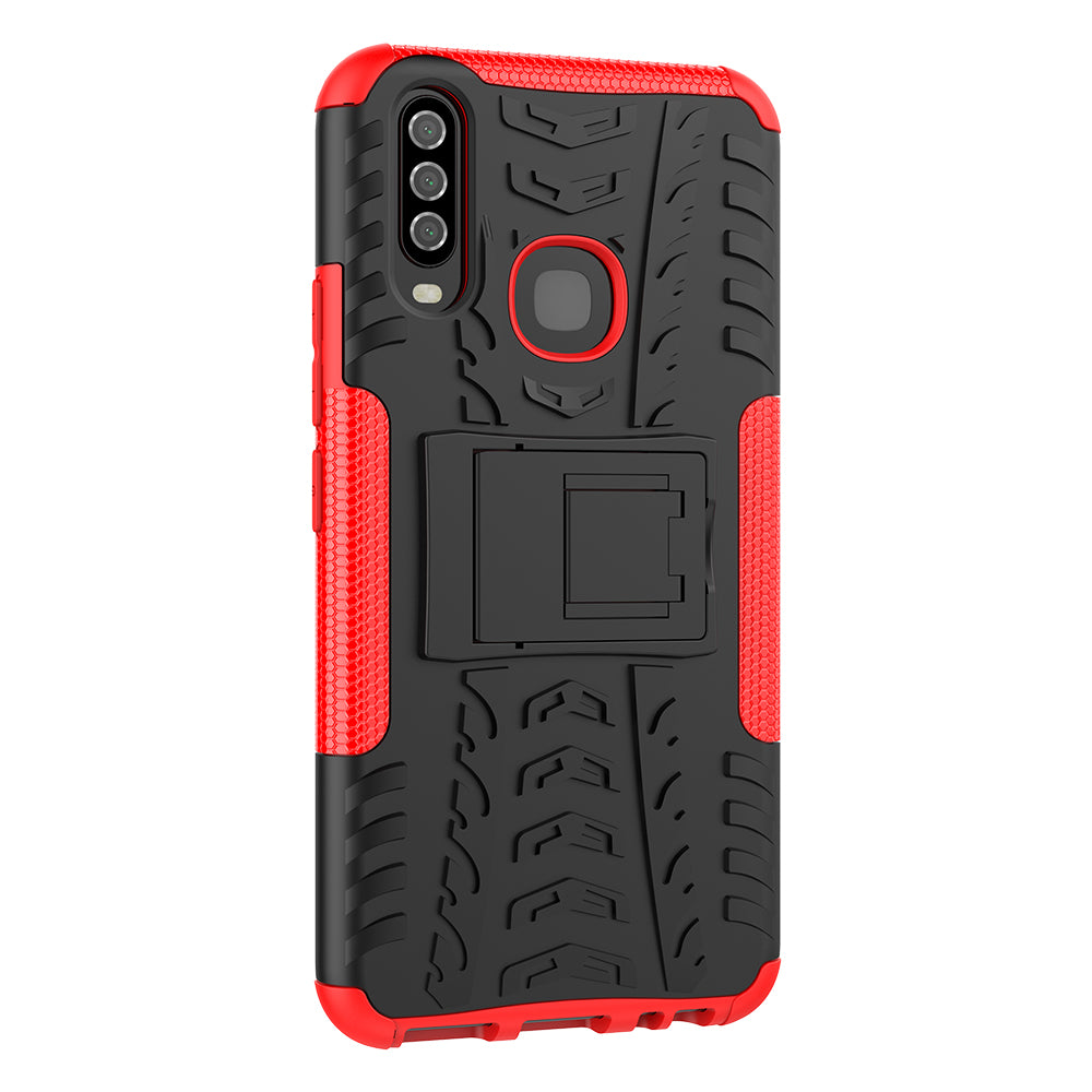 Anti-slip PC + TPU Hybrid Phone Case with Kickstand for vivo Y17/Y15/Y12