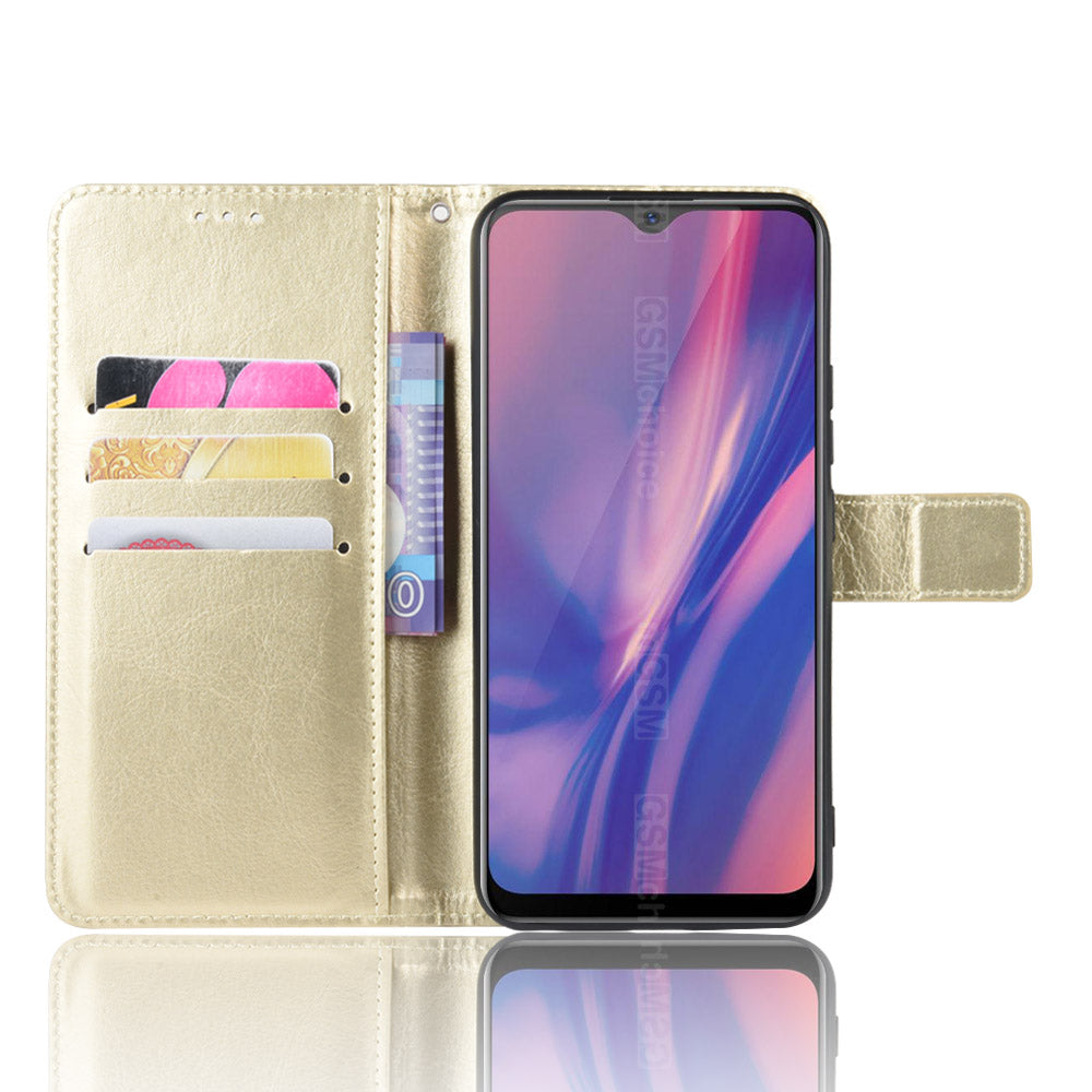 Crazy Horse Wallet Leather Stand Case for vivo Y11 (2019)