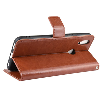 Crazy Horse Wallet Leather Stand Case for vivo Y11 (2019)