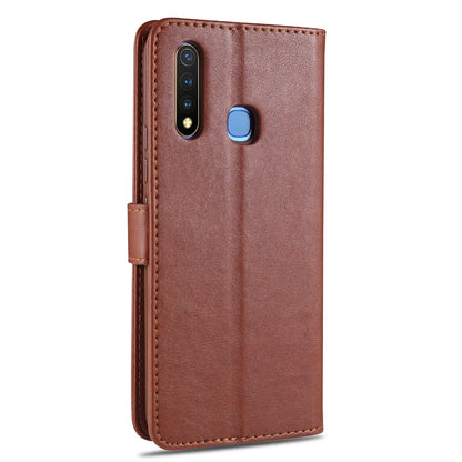 AZNS PU Leather Wallet Mobile Cover for vivo U3/Y19/Y5s