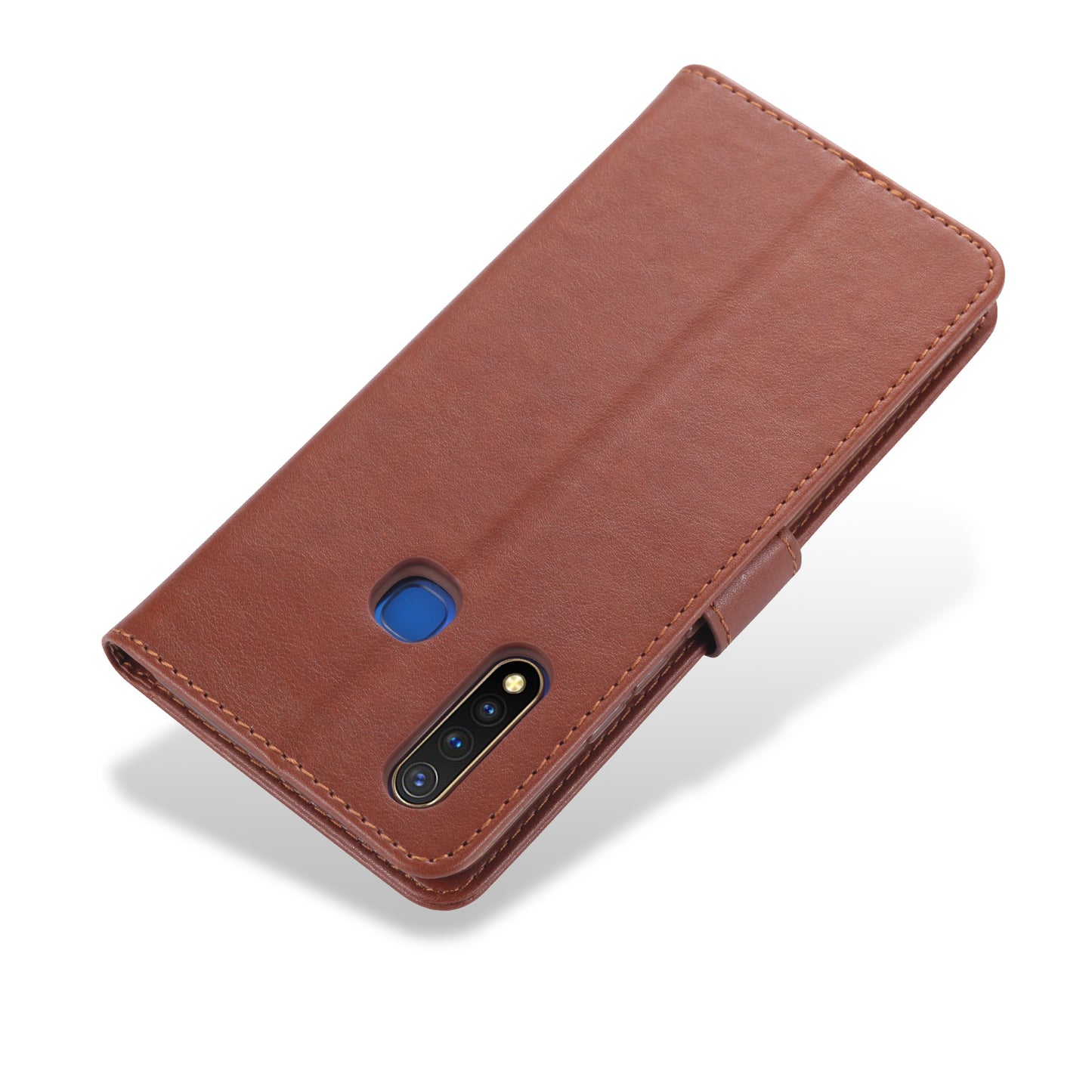 AZNS PU Leather Wallet Mobile Cover for vivo U3/Y19/Y5s