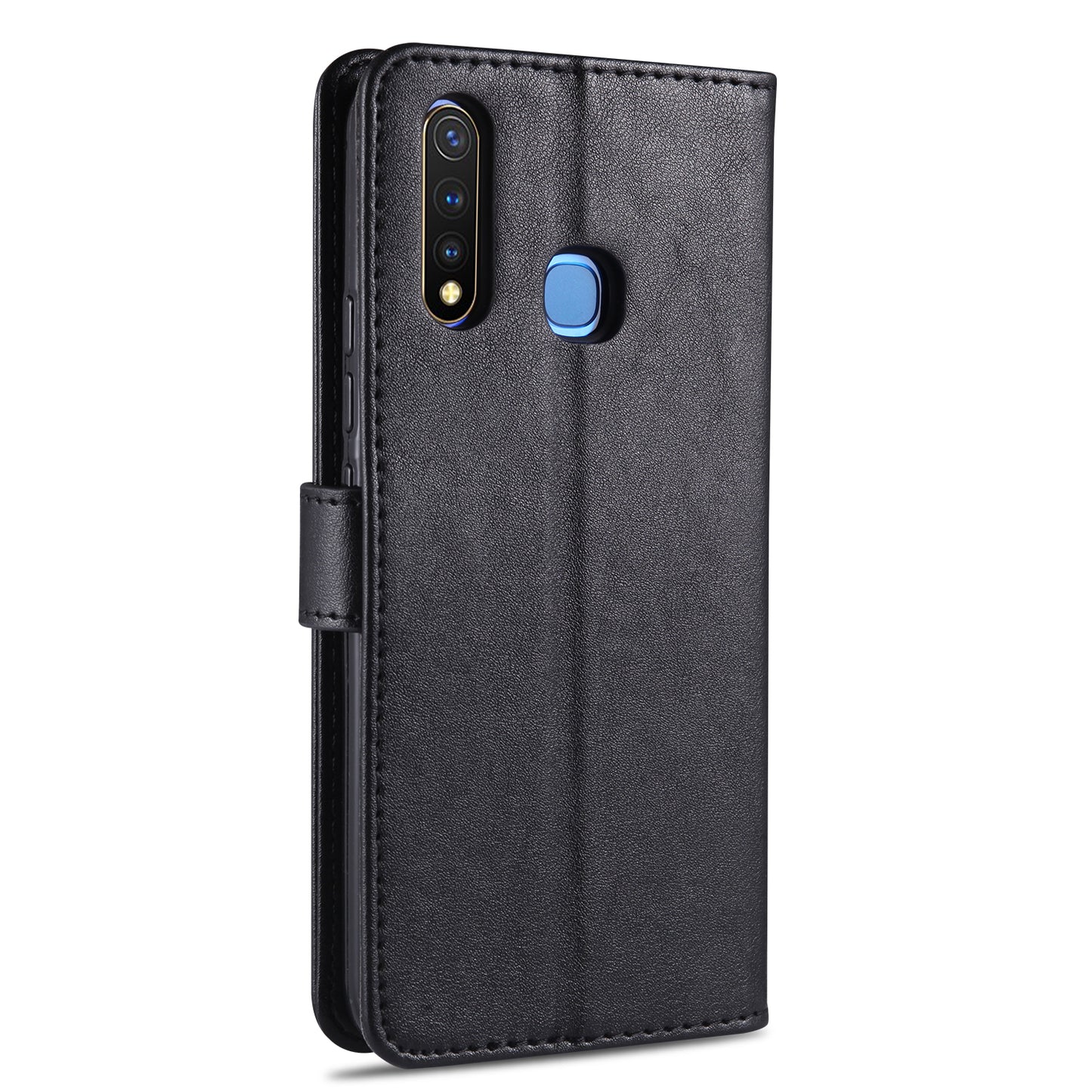 AZNS PU Leather Wallet Mobile Cover for vivo U3/Y19/Y5s