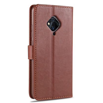 AZNS PU Leather with Wallet Mobile Shell for vivo V17/Y9s