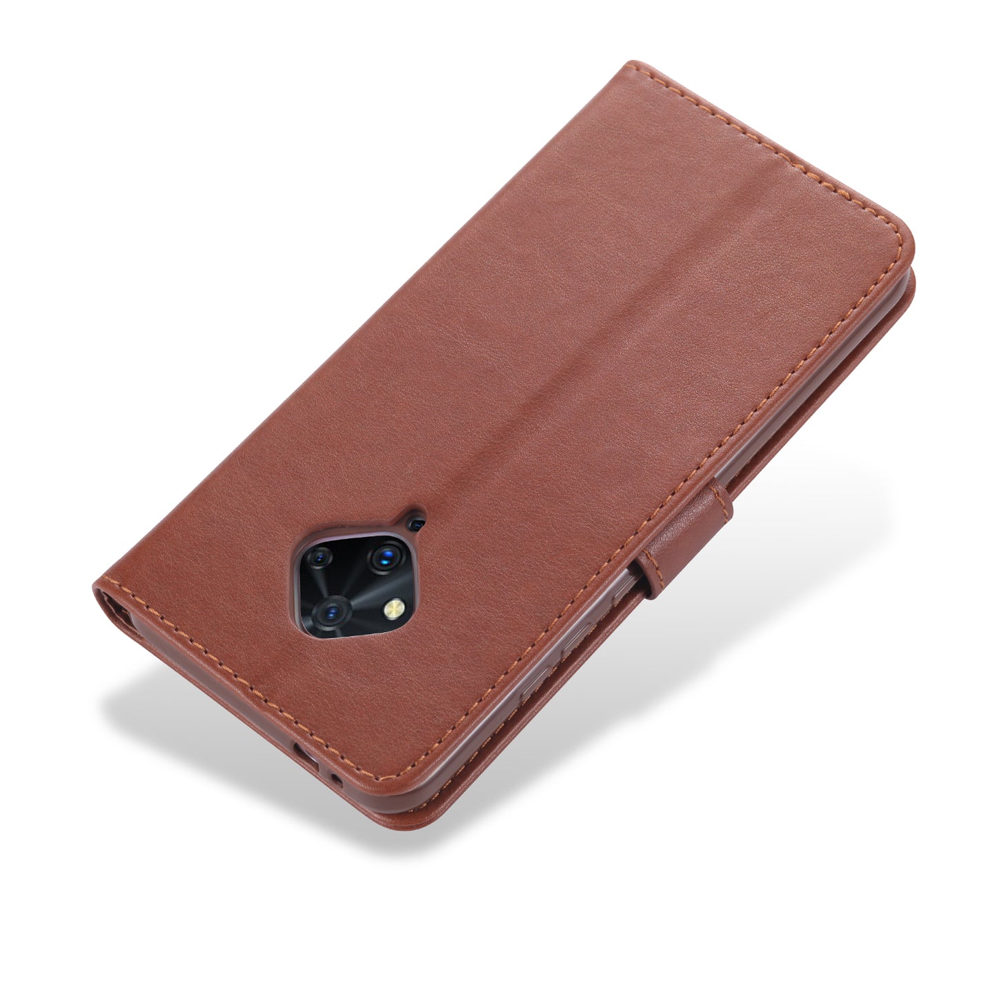 AZNS PU Leather with Wallet Mobile Shell for vivo V17/Y9s